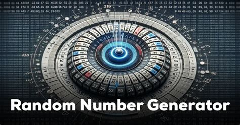 random number generation.